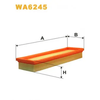 Filtre à air WIX FILTERS WA6245