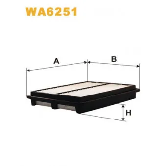 Filtre à air WIX FILTERS WA6251