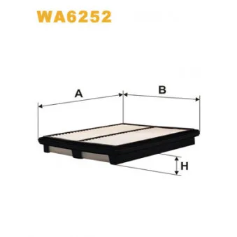 Filtre à air WIX FILTERS WA6252