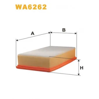 Filtre à air WIX FILTERS WA6262