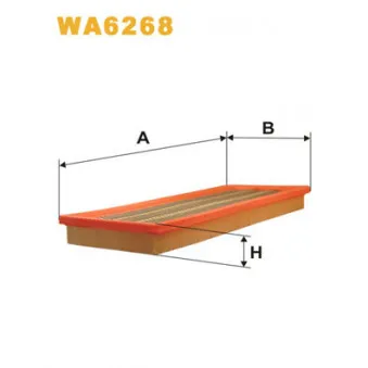 Filtre à air WIX FILTERS WA6268