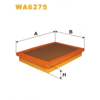 Filtre à air WIX FILTERS WA6275