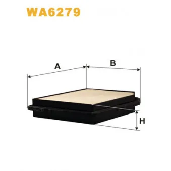 Filtre à air WIX FILTERS WA6279