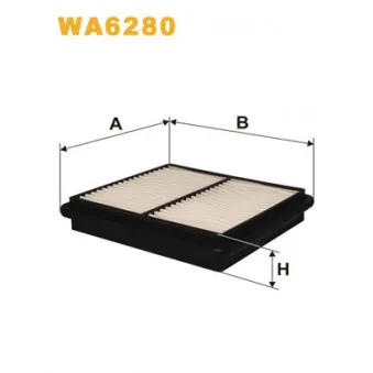Filtre à air WIX FILTERS WA6280