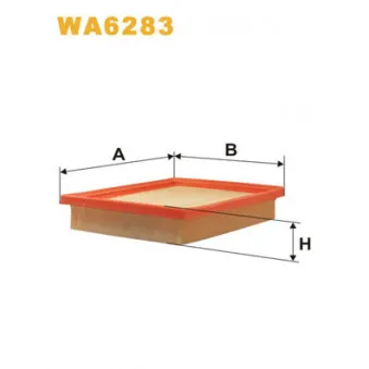 Filtre à air WIX FILTERS WA6283