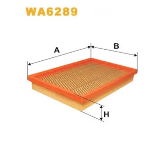 Filtre à air WIX FILTERS WA6289