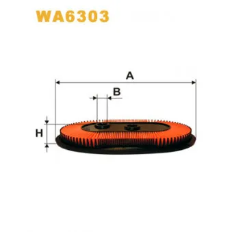 Filtre à air WIX FILTERS WA6303