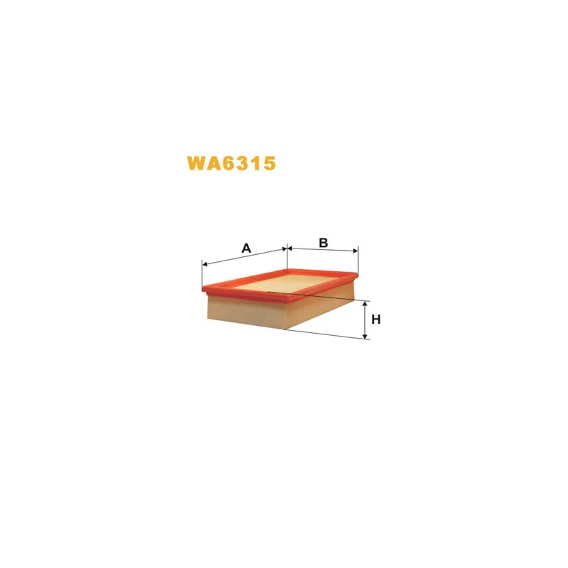 Filtre à air WIX FILTERS WA6315