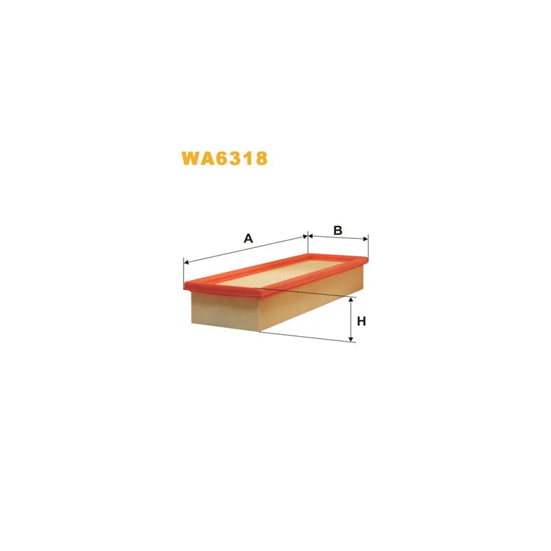 Filtre à air WIX FILTERS WA6318
