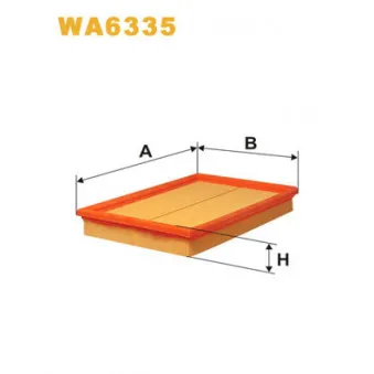 Filtre à air WIX FILTERS WA6335