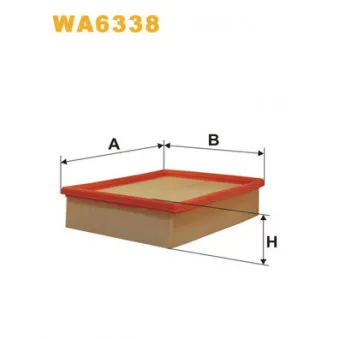 Filtre à air WIX FILTERS WA6338