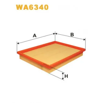 Filtre à air WIX FILTERS WA6340