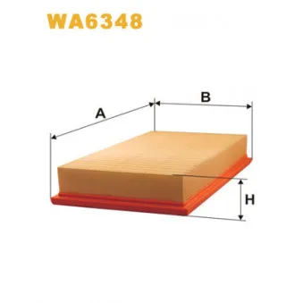 Filtre à air WIX FILTERS WA6348