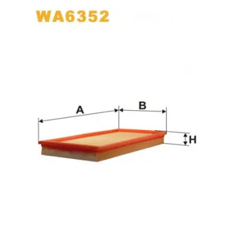 Filtre à air WIX FILTERS WA6352