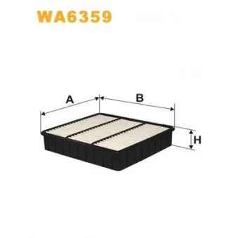 Filtre à air WIX FILTERS WA6359