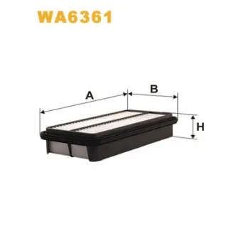 Filtre à air WIX FILTERS WA6361
