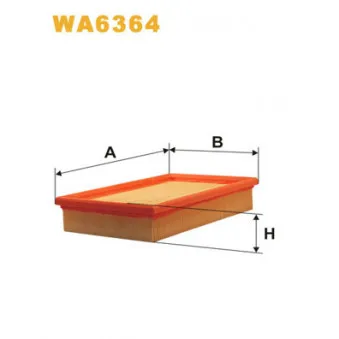 Filtre à air WIX FILTERS WA6364