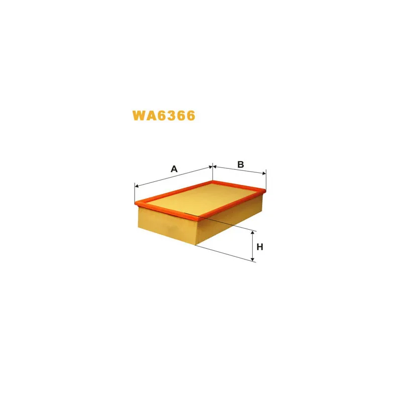 Filtre à air WIX FILTERS WA6366