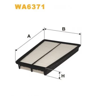 Filtre à air WIX FILTERS WA6371