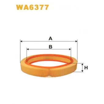 Filtre à air WIX FILTERS WA6377
