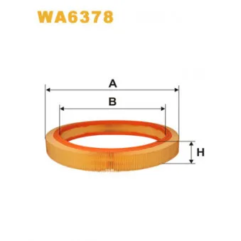 Filtre à air WIX FILTERS WA6378