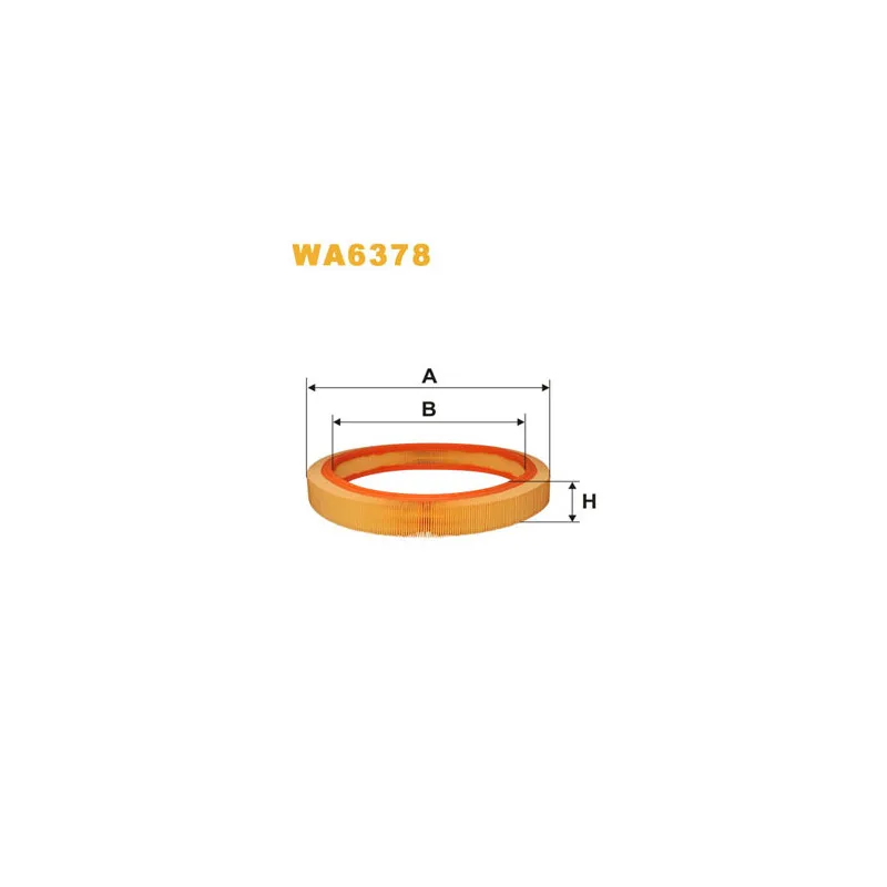 Filtre à air WIX FILTERS WA6378
