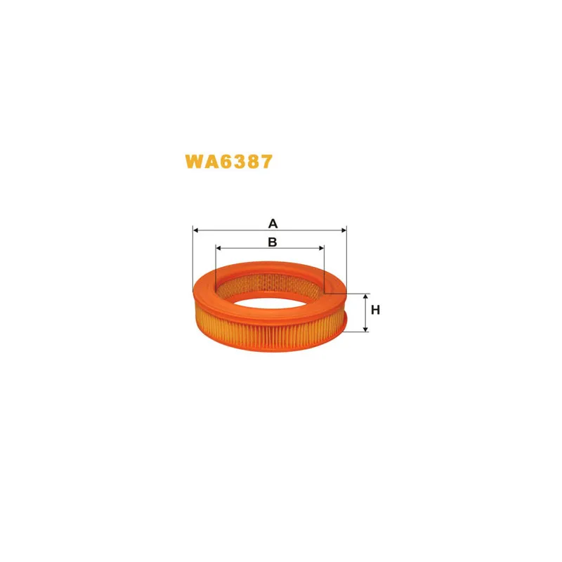 Filtre à air WIX FILTERS WA6387
