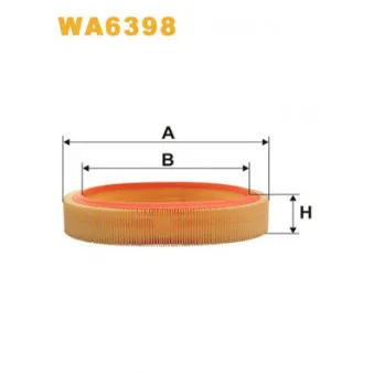Filtre à air WIX FILTERS WA6398