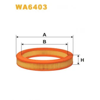 Filtre à air WIX FILTERS WA6403