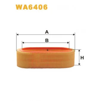 Filtre à air WIX FILTERS WA6406