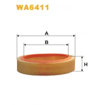 Filtre à air WIX FILTERS WA6411