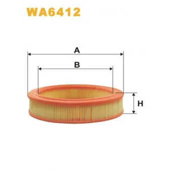 Filtre à air WIX FILTERS WA6412