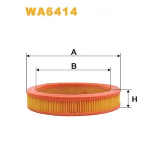 Filtre à air WIX FILTERS WA6414
