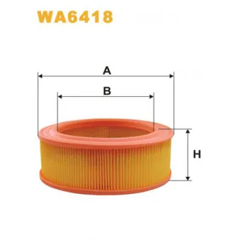 Filtre à air WIX FILTERS WA6418