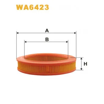 Filtre à air WIX FILTERS WA6423