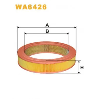 Filtre à air WIX FILTERS WA6426