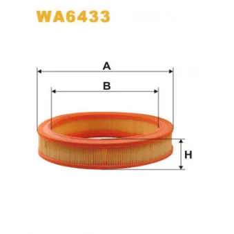 Filtre à air WIX FILTERS WA6433
