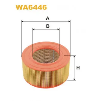 Filtre à air WIX FILTERS WA6446
