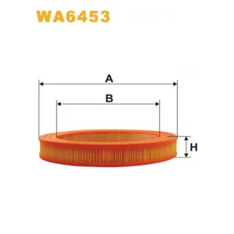 Filtre à air WIX FILTERS WA6453