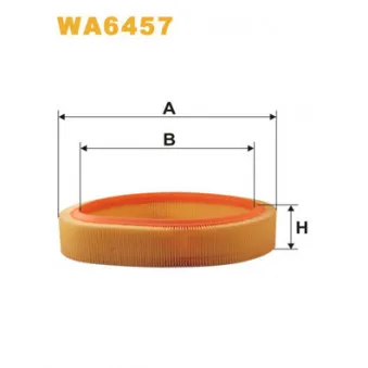Filtre à air WIX FILTERS WA6457