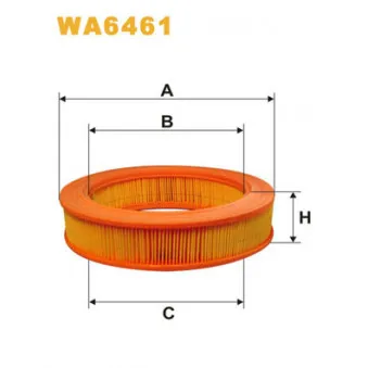 Filtre à air WIX FILTERS WA6461