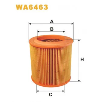Filtre à air WIX FILTERS WA6463