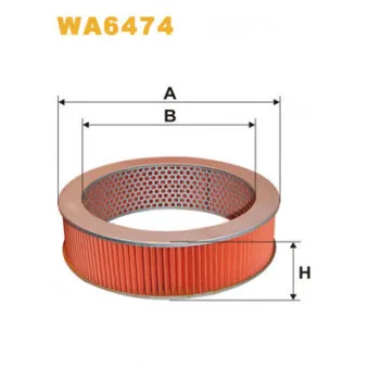 Filtre à air WIX FILTERS WA6474