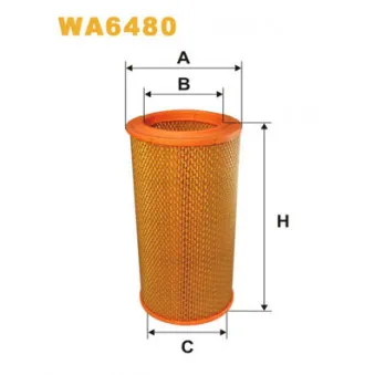 Filtre à air WIX FILTERS WA6480