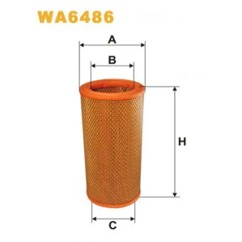 Filtre à air WIX FILTERS WA6486