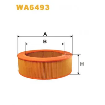 Filtre à air WIX FILTERS WA6493