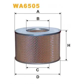 Filtre à air WIX FILTERS WA6505