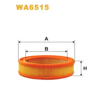 Filtre à air WIX FILTERS WA6515