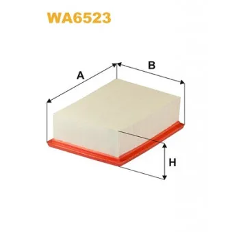 Filtre à air WIX FILTERS WA6523