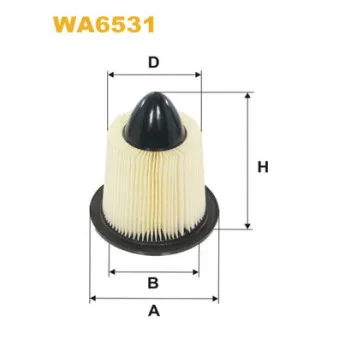 Filtre à air WIX FILTERS WA6531